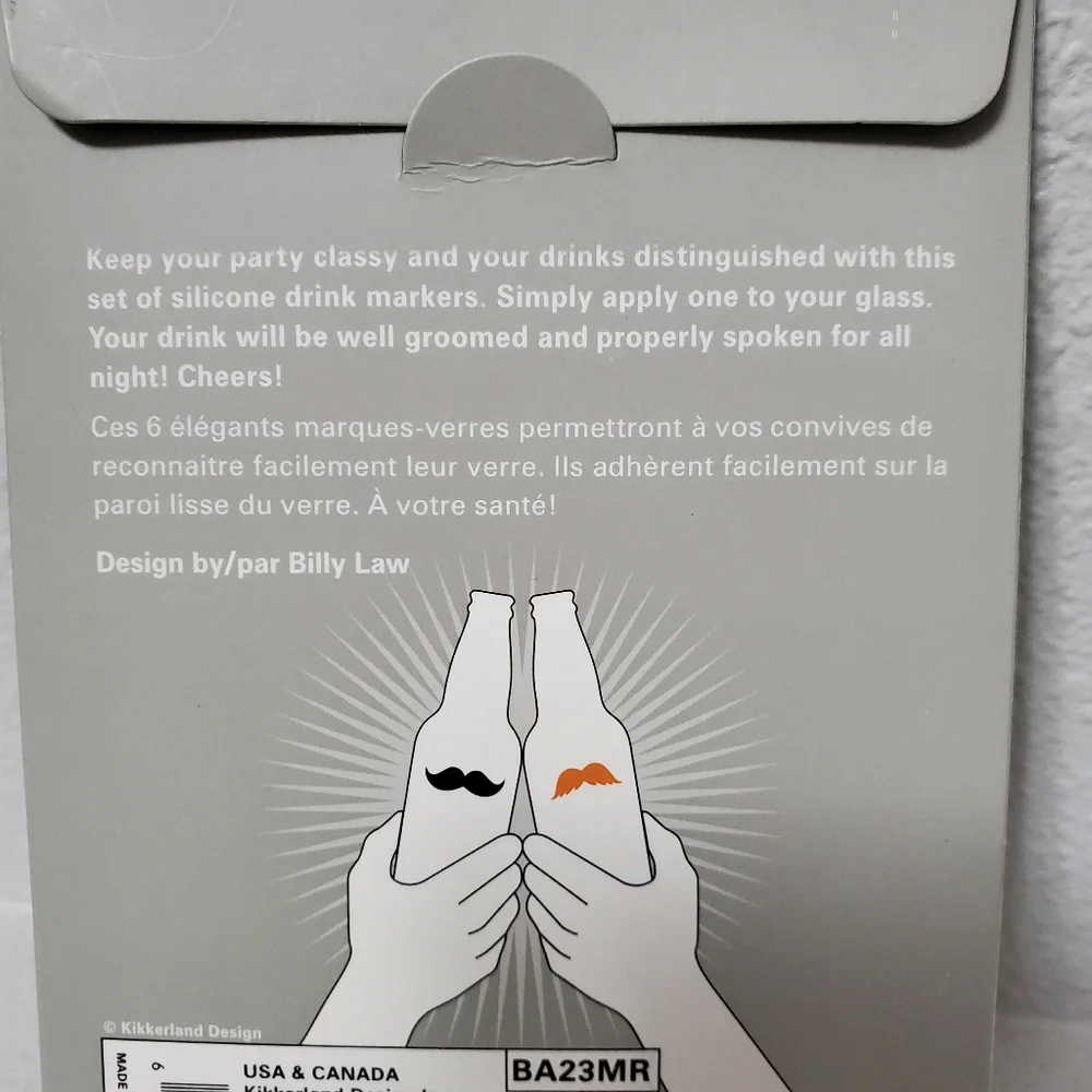 Drink Markers- Moustaches